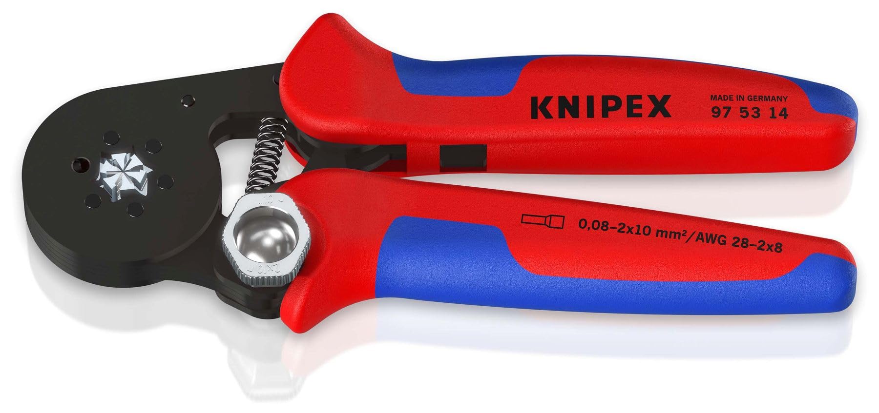 Knipex 97 53 14 Self-Adjusting Crimping Pliers for Wire Ferrules 180 mm