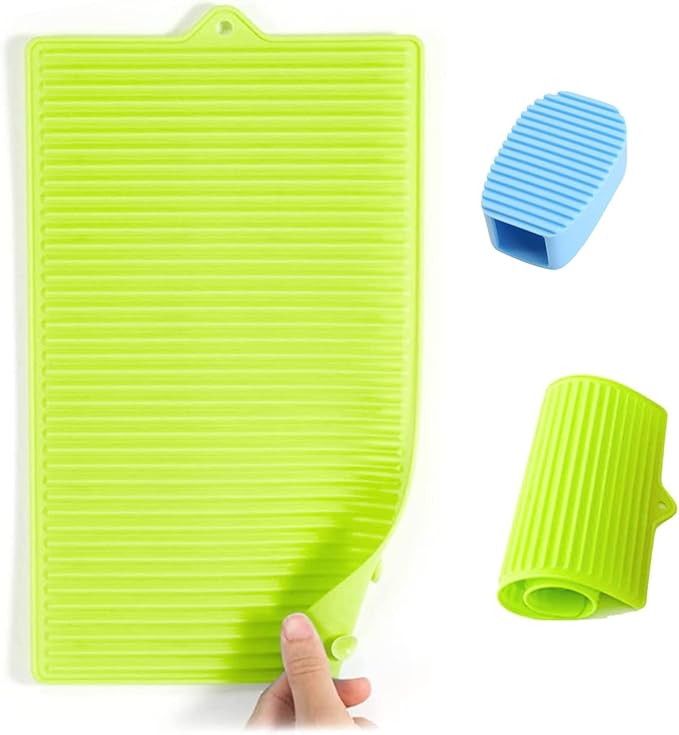 DUHANXI 2PCS Silicone Portable Soft Laundry Board