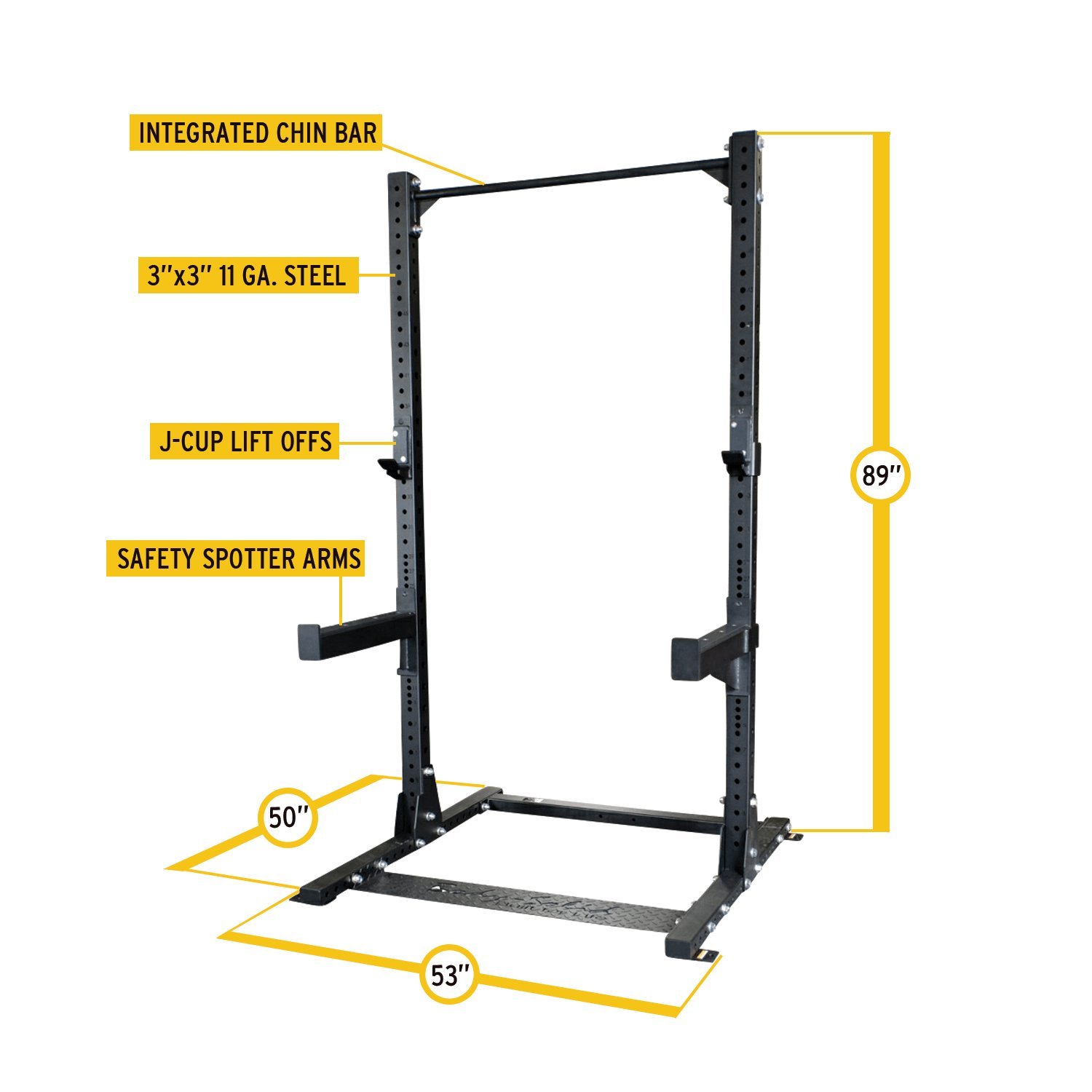 Amazon.co.jp: Body-Solid SPR500 ハーフラック ウェイトリフティング 