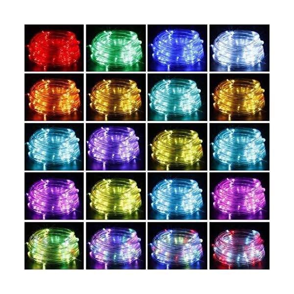 WOWDSGN 15M 150LEDS Lichterschlauch mit Fernbedienung,Lichterkette, 16 Farben und 4 Leuchtmodi, Strombetrieben… – Bild 6