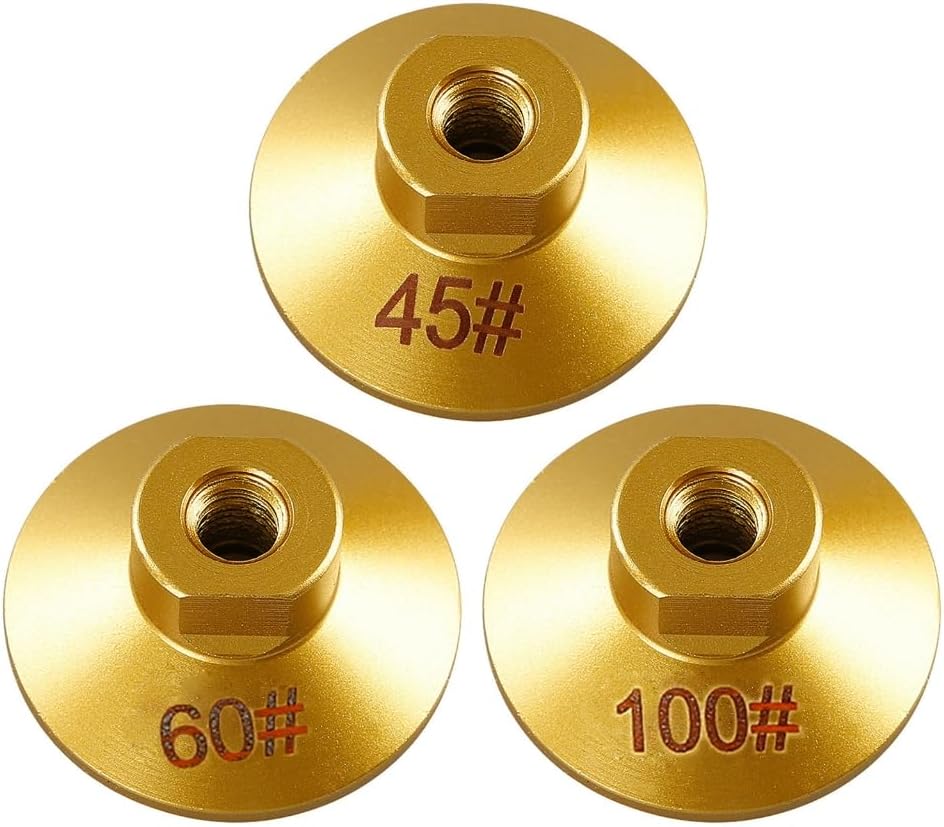 3pcs 2inch Brazing Discs Brazed Flat Grinding Head For Craftsmen Enthusiasts Easy To Replace And Install M10/M14