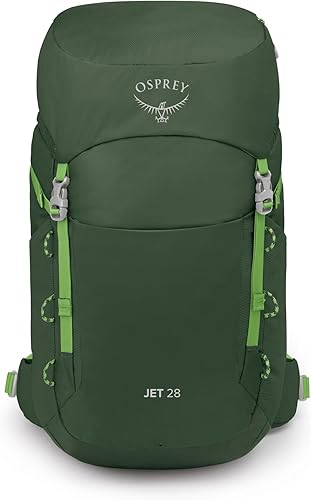 Miniatura 6 de Osprey Jet 28L Mochila de senderismo para niños, toldo verde, Dosel verde, 6L US
