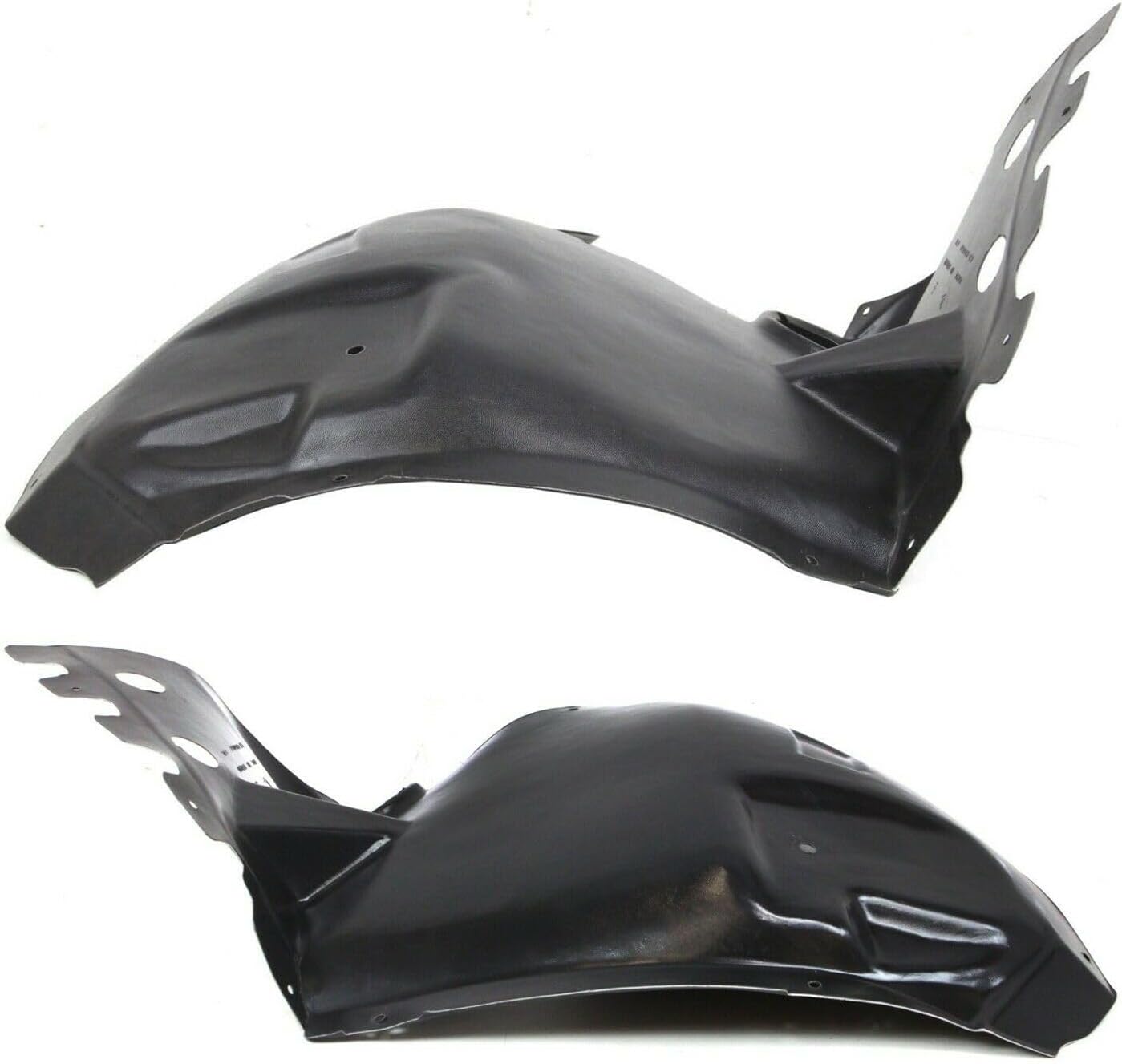 Set of 2 Wheel Liner Splash Shield Front Left Driver Side Plastic Section Compatible with Cadillac CTS Base 2008-2014 & Luxury/Performance/Premium 2010-2014 25940079 GM1248198