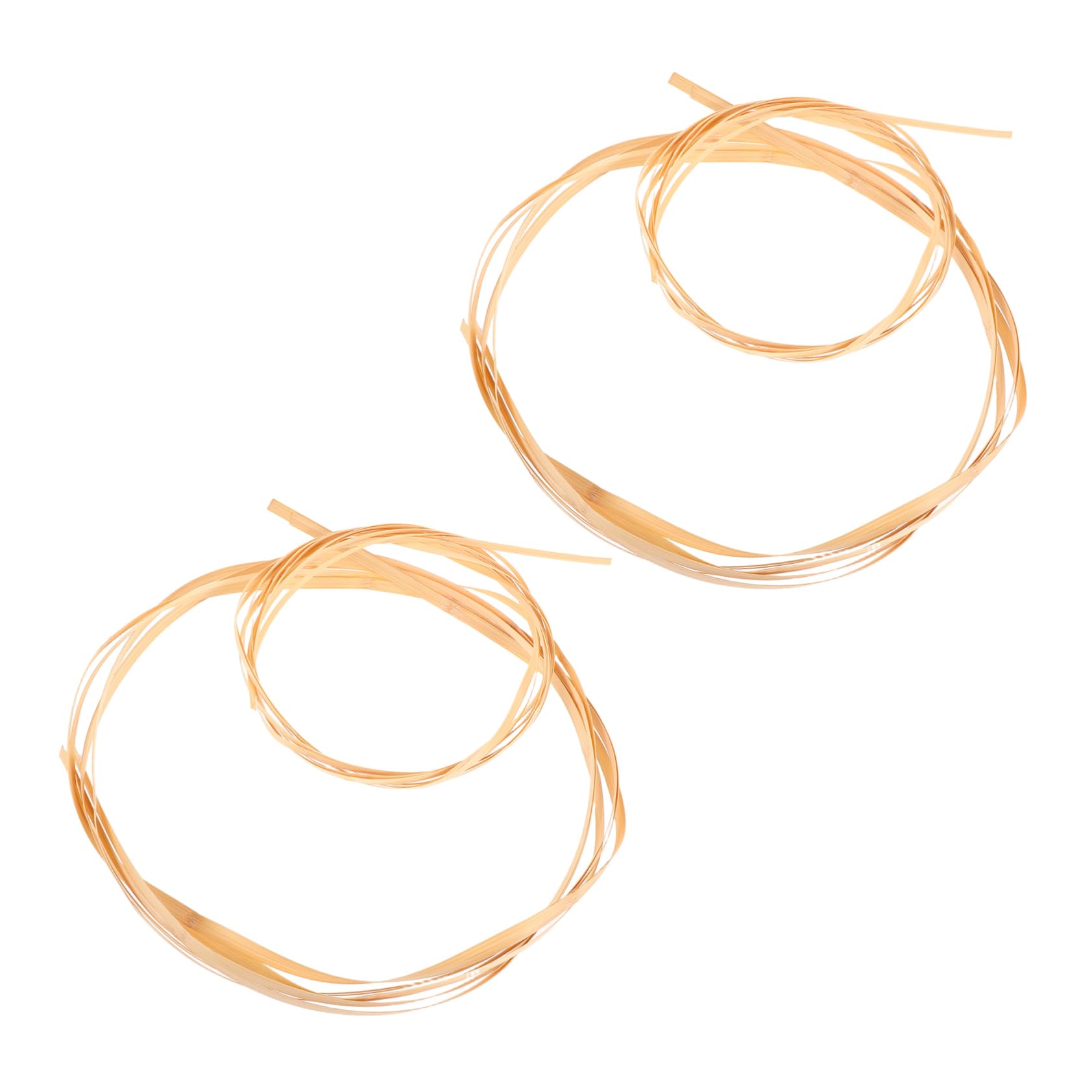 PRETYZOOM 4Pcs Strips for Weaving Sturdy and Bendable Flat Cane Material for Crafting Furniture Flower Baskets and Home Decor Chair Cane Supplies