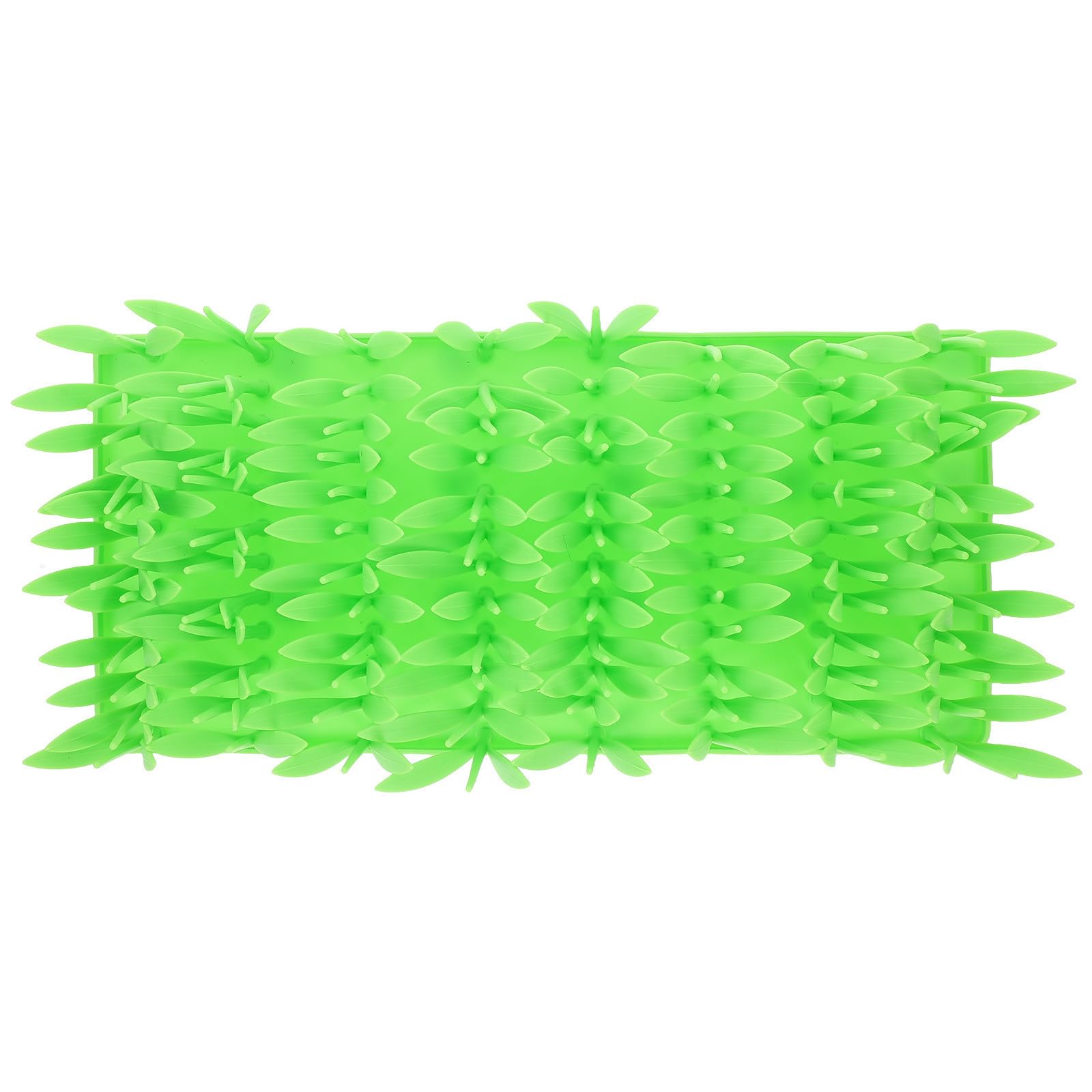 Toddmomy Silikon Fütterungsmatte mit Gras Design Langsame Fütterung Lichtgrün für Katzen und Haustiere Interaktive Futtermatte für Schnüffel und Suchspiele