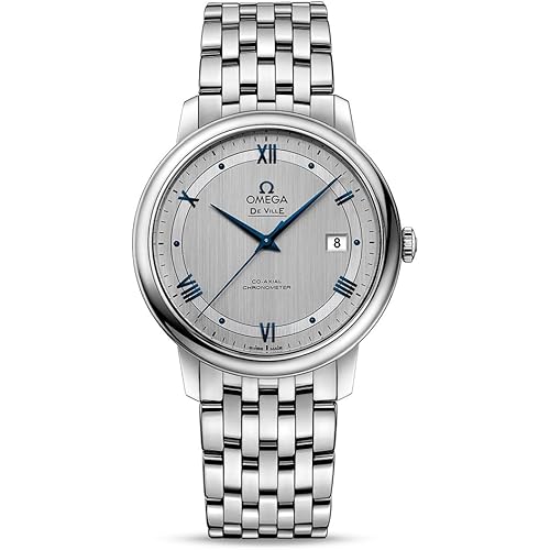 Omega Prestige Co-Axial Automatic Silvery Dial Men's Watch 424.10.40.20.02.001
