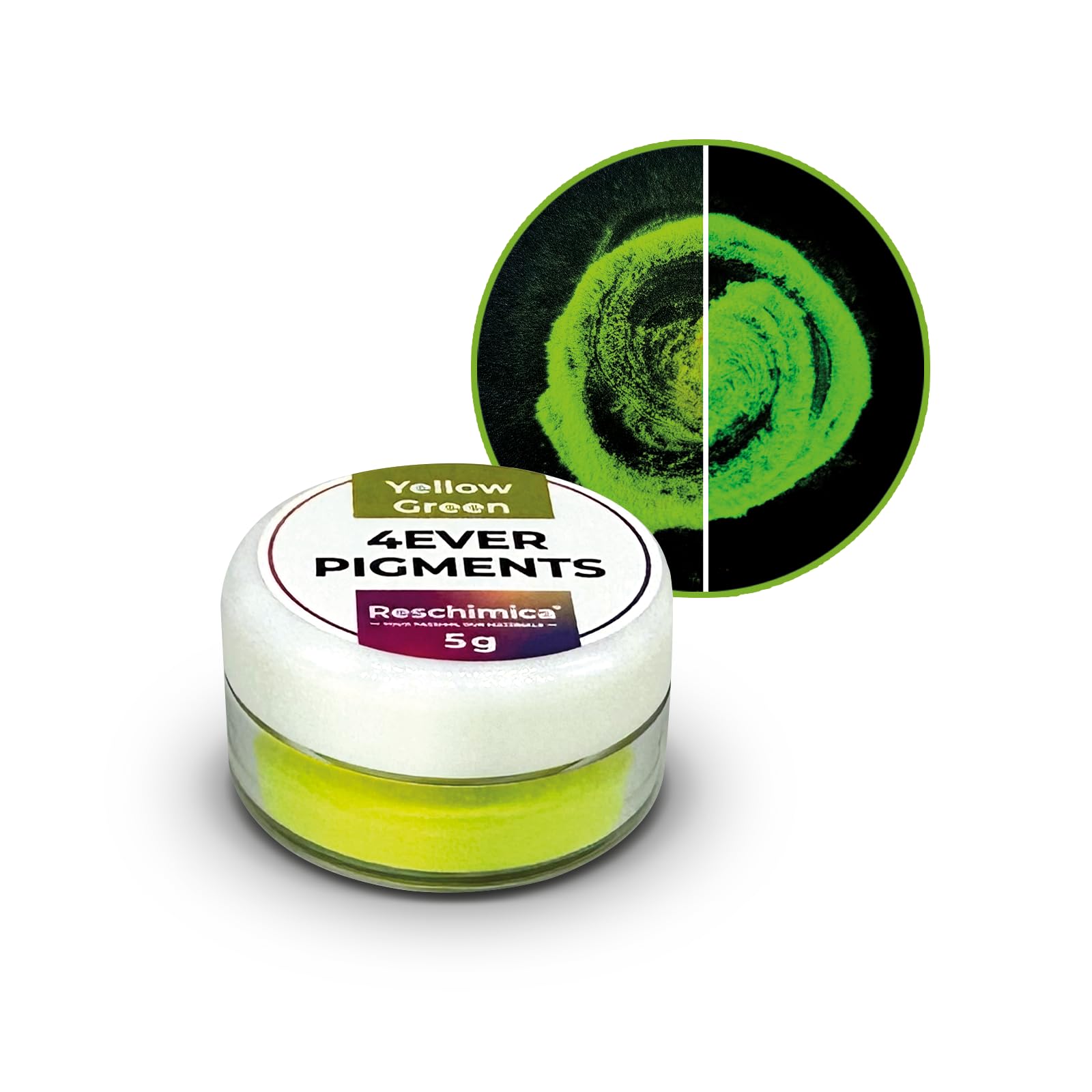 NEON SET - 8 pigmenti in polvere per effetti Neon/Fluo di qualità, compatibili con resine epossidiche, candele, slime e tanti altri materiali