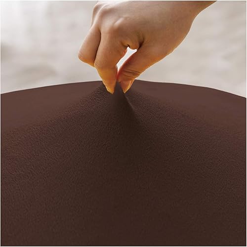 Miniatura 3 de Fundas de terciopelo de felpa XL para sillas de comedor, funda elástica para sillas altas, fundas protectoras de elastano con banda elástica para