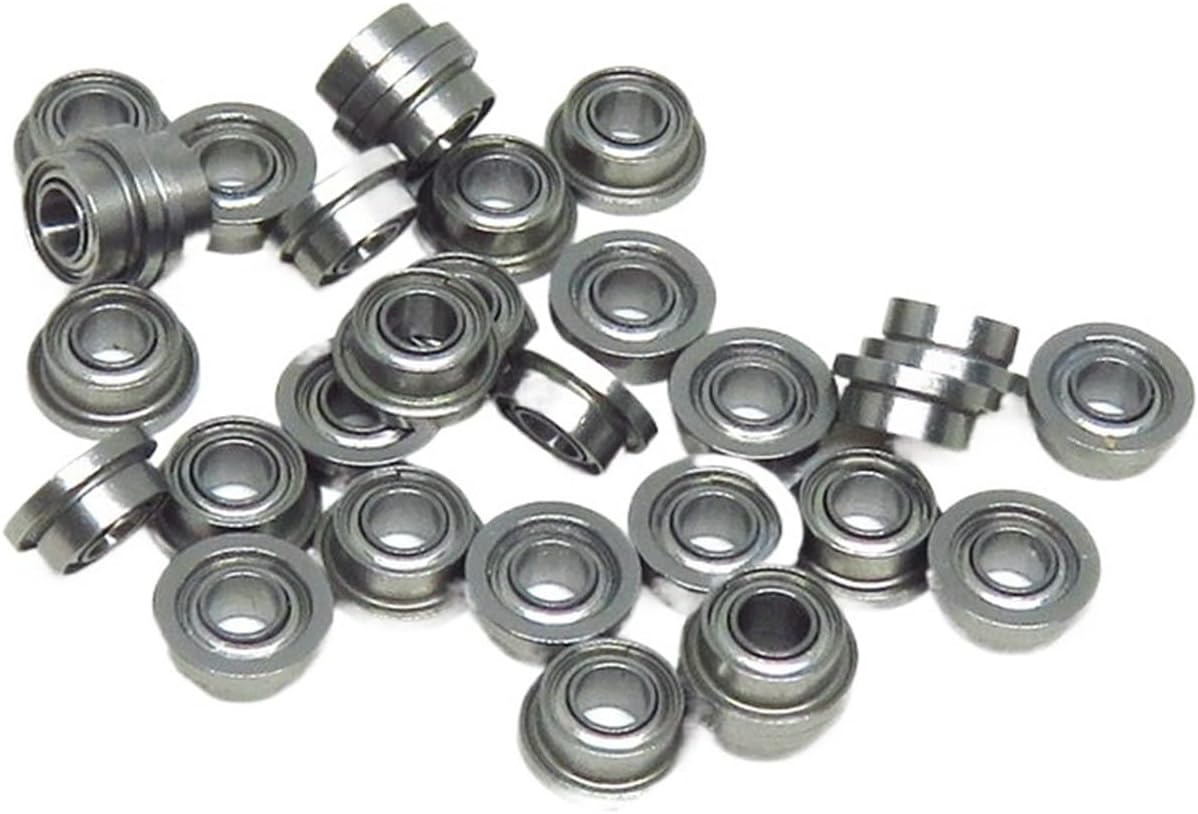10 pieces SFR133 ZZ 2.38x4.762x2.38 mm stainless steel flange ball bearing FR133 FR133Z 0.0937x0.1875x0.0937 inch flange bearing