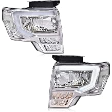 PIT66 LED Headlights Assembly Fit 2009-2014 Ford F150