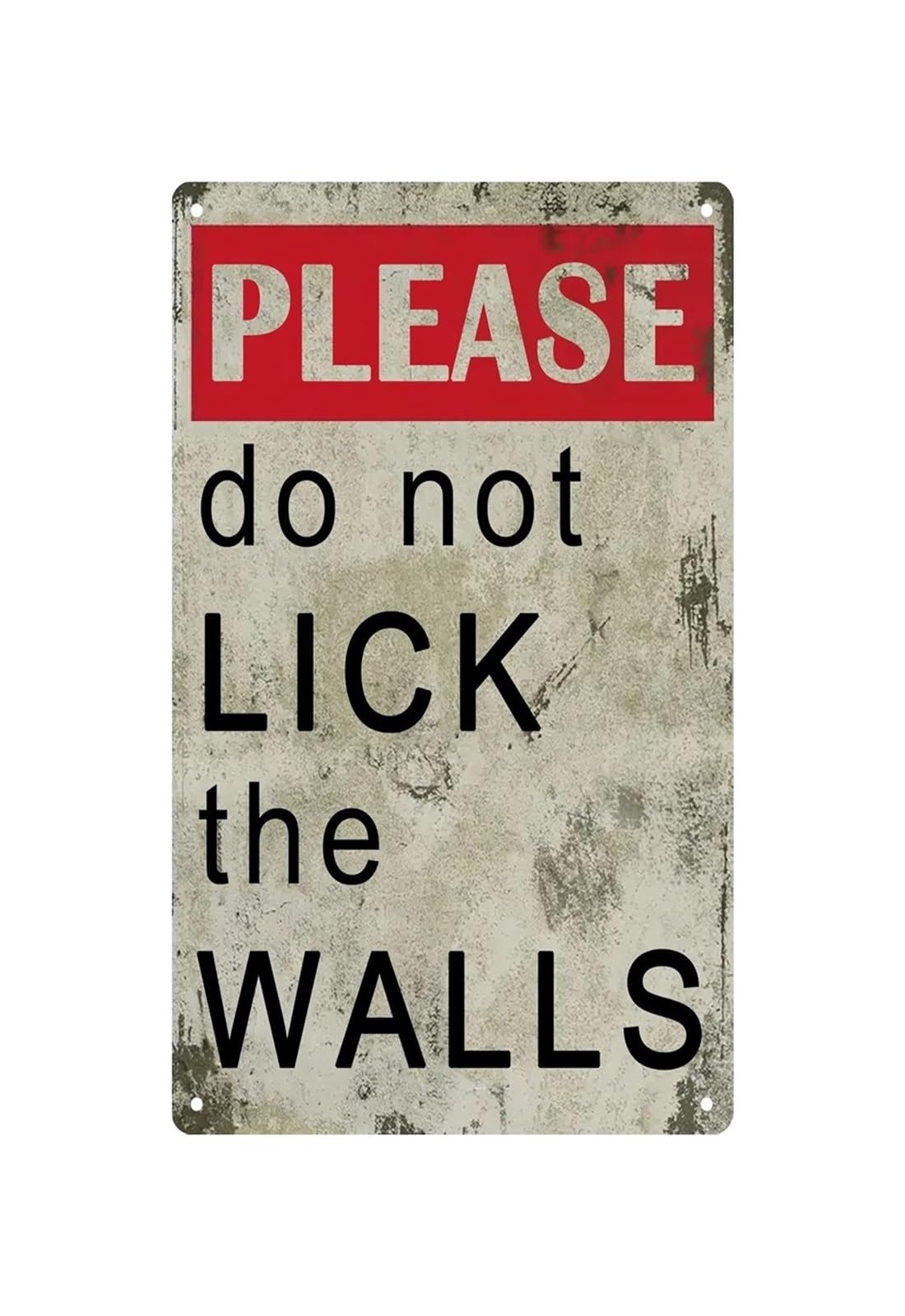 PKNVKZIDK Vintage Humor Bathroom Sign Metal Tin Sign Funny Wall-Art for Home Bathroom and Laundry Room 8 X 12 inch