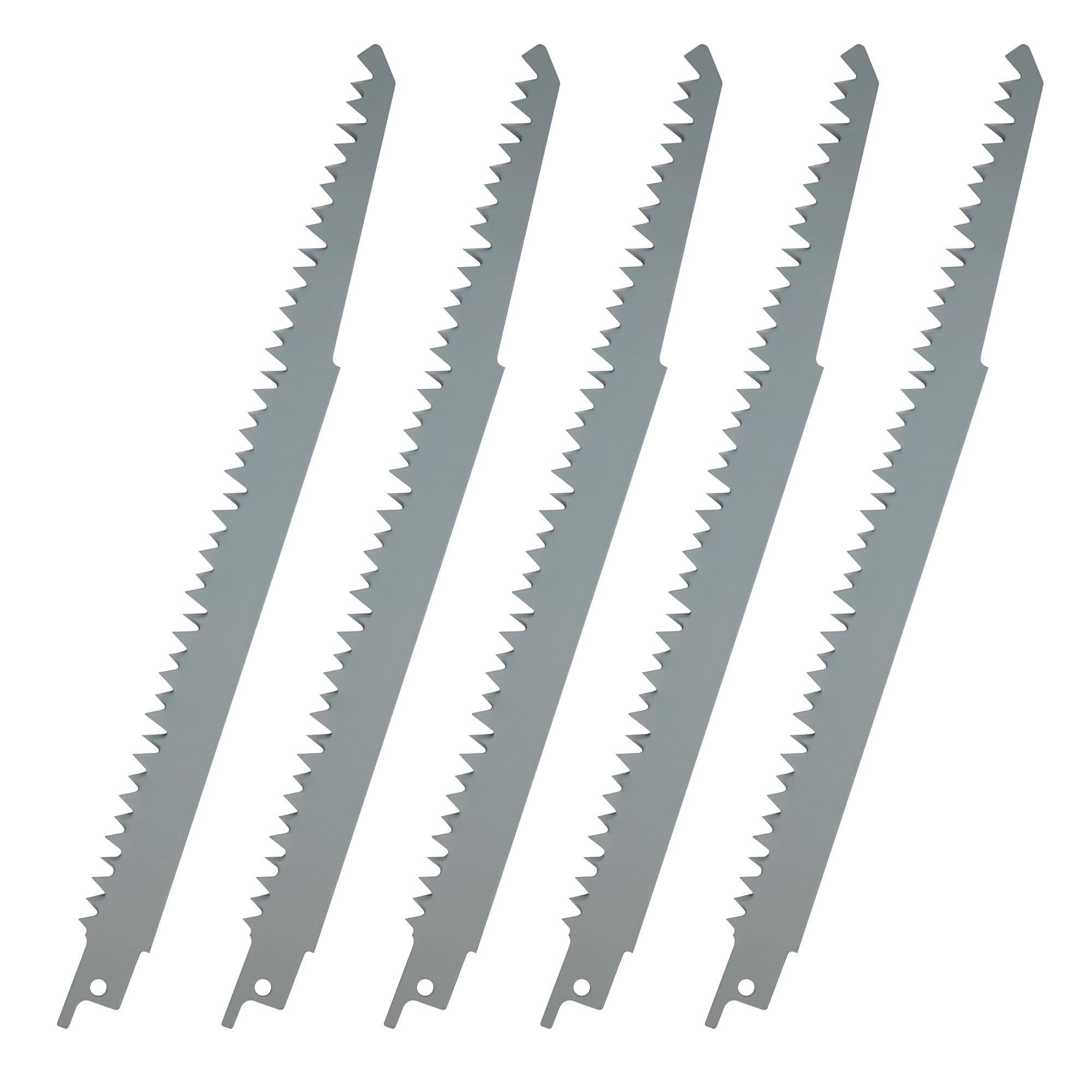 Tunejoy Lame per Seghe Alternative S1531L Lame per Seghe Alternative in HCS per Taglio di Legname e Rami 5TPI 240mm 5 Pezzi