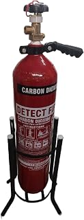 LADWA CO2 Fire Extinguisher with stand – Carbon Dioxide Type for Class B & Electrical Fires – Residue-Free, Portable & Cor... Price In India