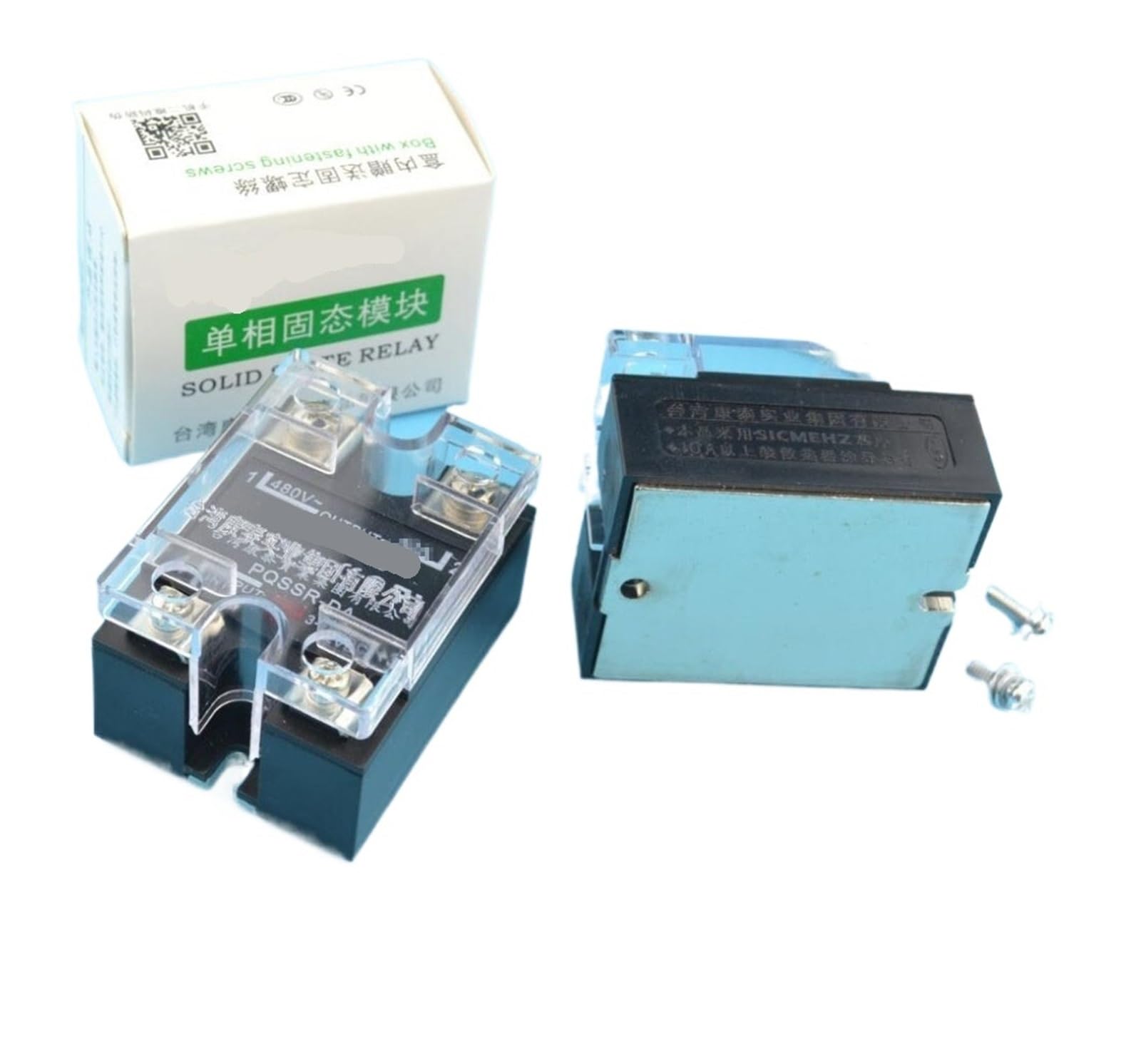 Relais à Semi-conducteurs SSR 80A Silencieux pour Commutation 24-480VAC PQLYT