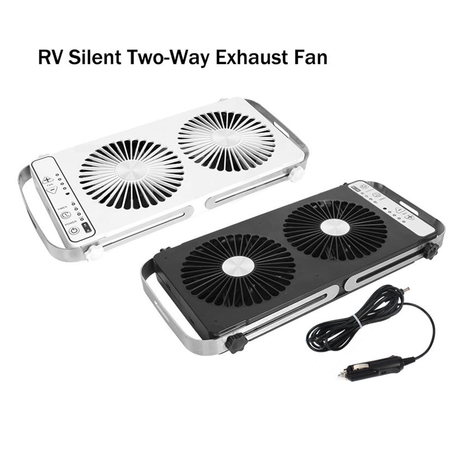 Amazon.co.jp: 車載換気扇、 RV 12V 可動式ポータブルサイレントカー