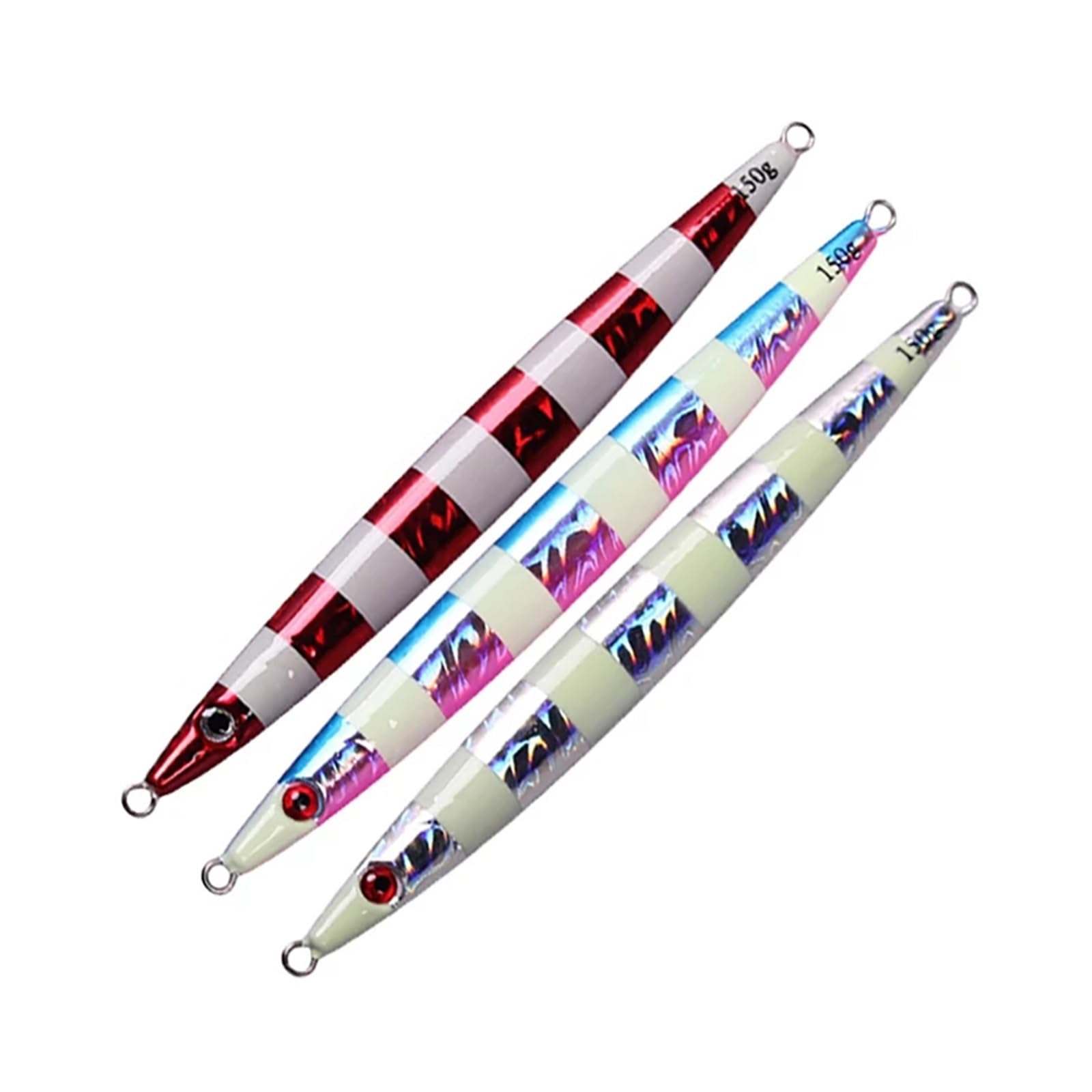 INEOUT Leurre De Pêche Au Gabarit en Métal Lent 100g 150g Wobblers 3 Pièces Appâts Artificiels Durs Lumineux for Le Bar De Mer Brochet Matériel De Pêche 2021