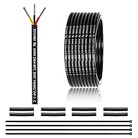 Vista 11 de Cable eléctrico de calibre 16, 3 conductores, 50 pies, cable de 16 AWG UL 2464, cable de 3 hilos de cobre estañado PVC trenzado de 16/3 núcleos