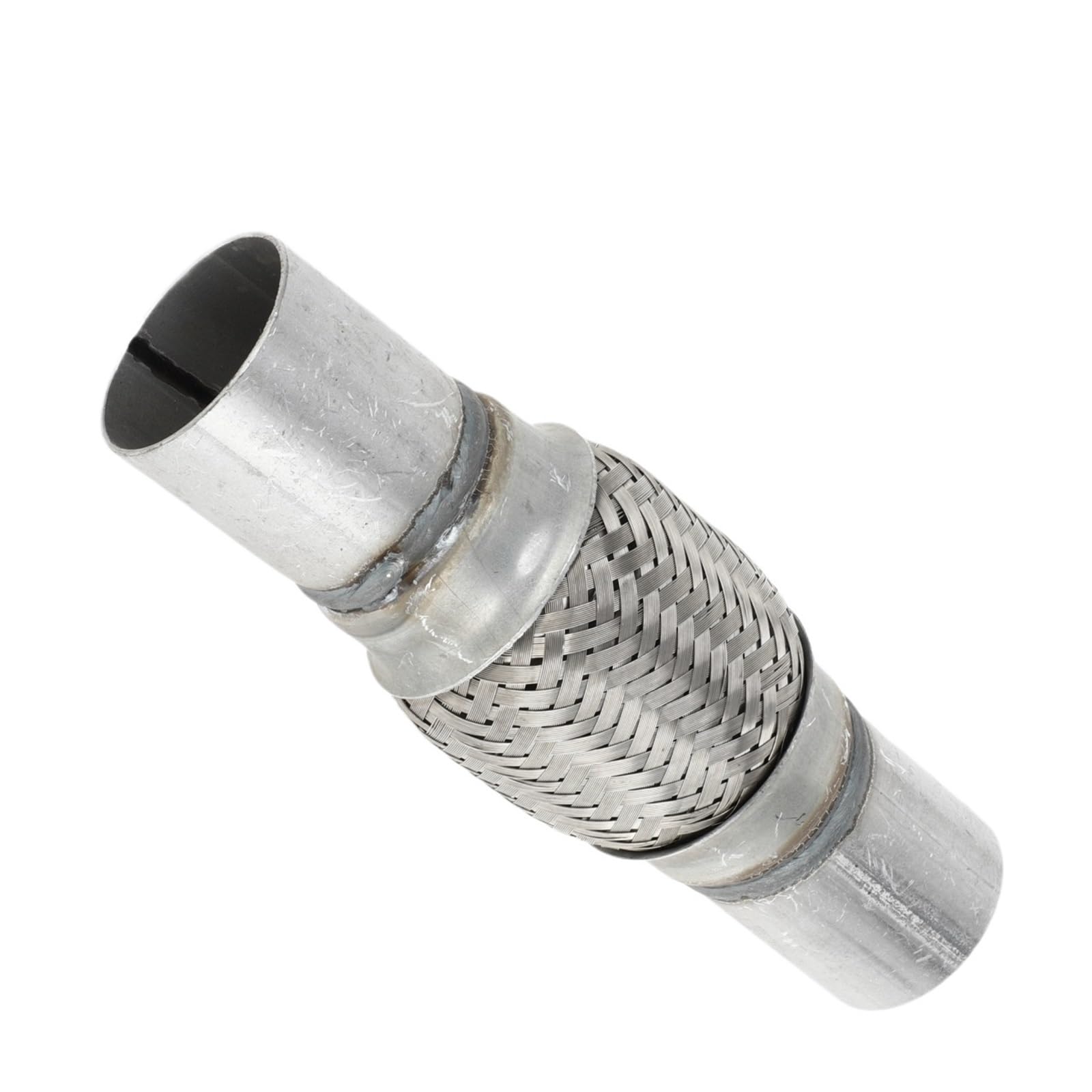 tłumik końcowy Elastyczna rura wydechowa samochodu pleciona Trwałe złącze ze stali nierdzewnej(ID50mm-OD55mm-300mm)