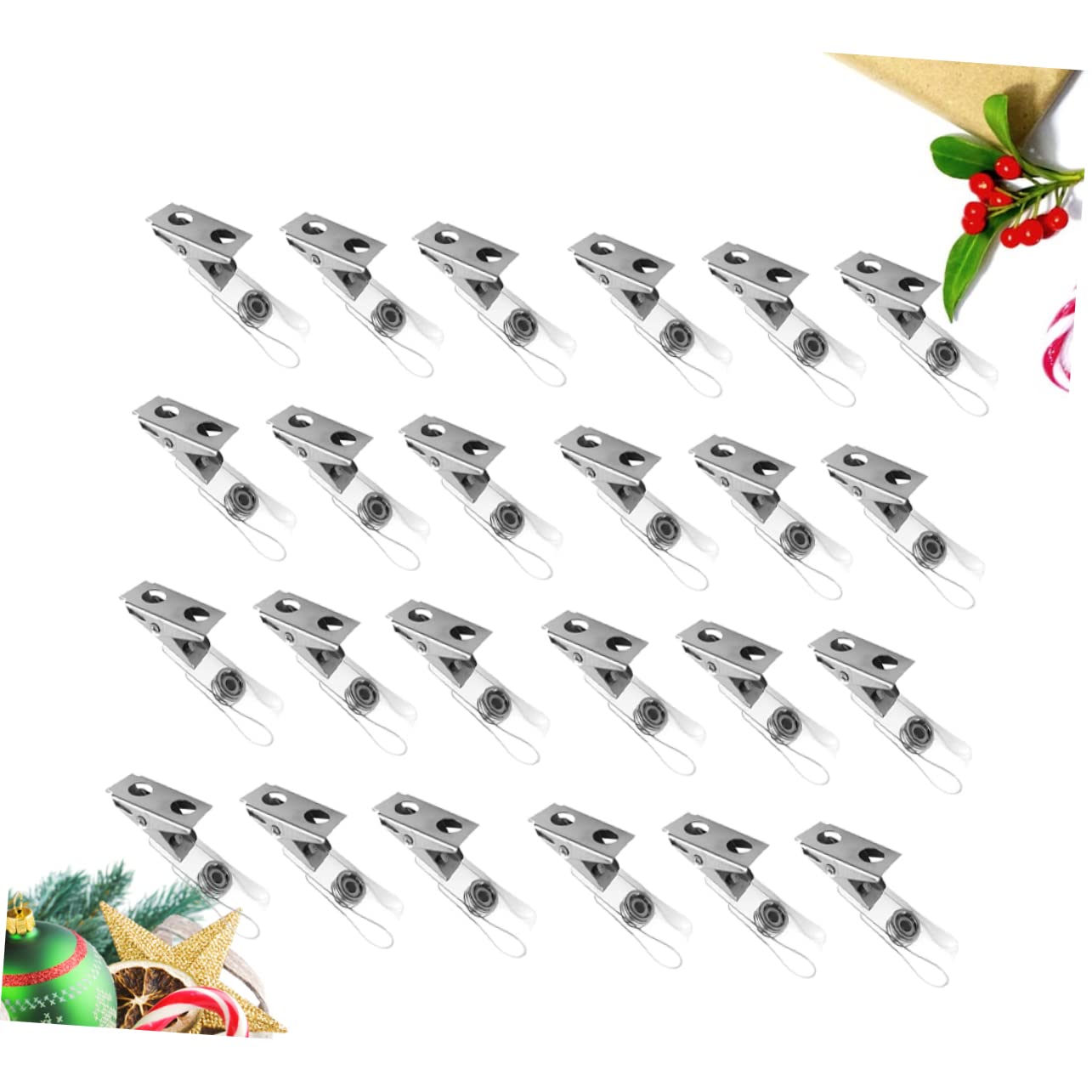 Happyyami 150 piezas Clips de Metal Transparente PVC para Tarjetas de Identificación para Eventos Oficinas y Seguridad