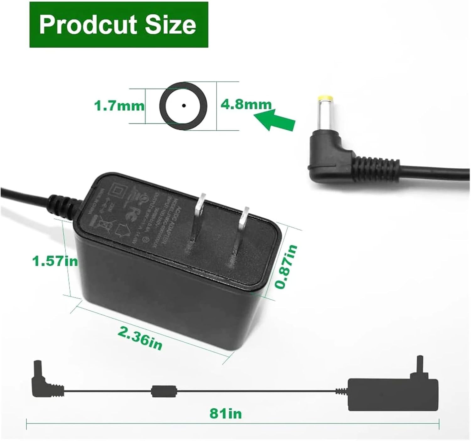 9.5V 1A Power Adapter
