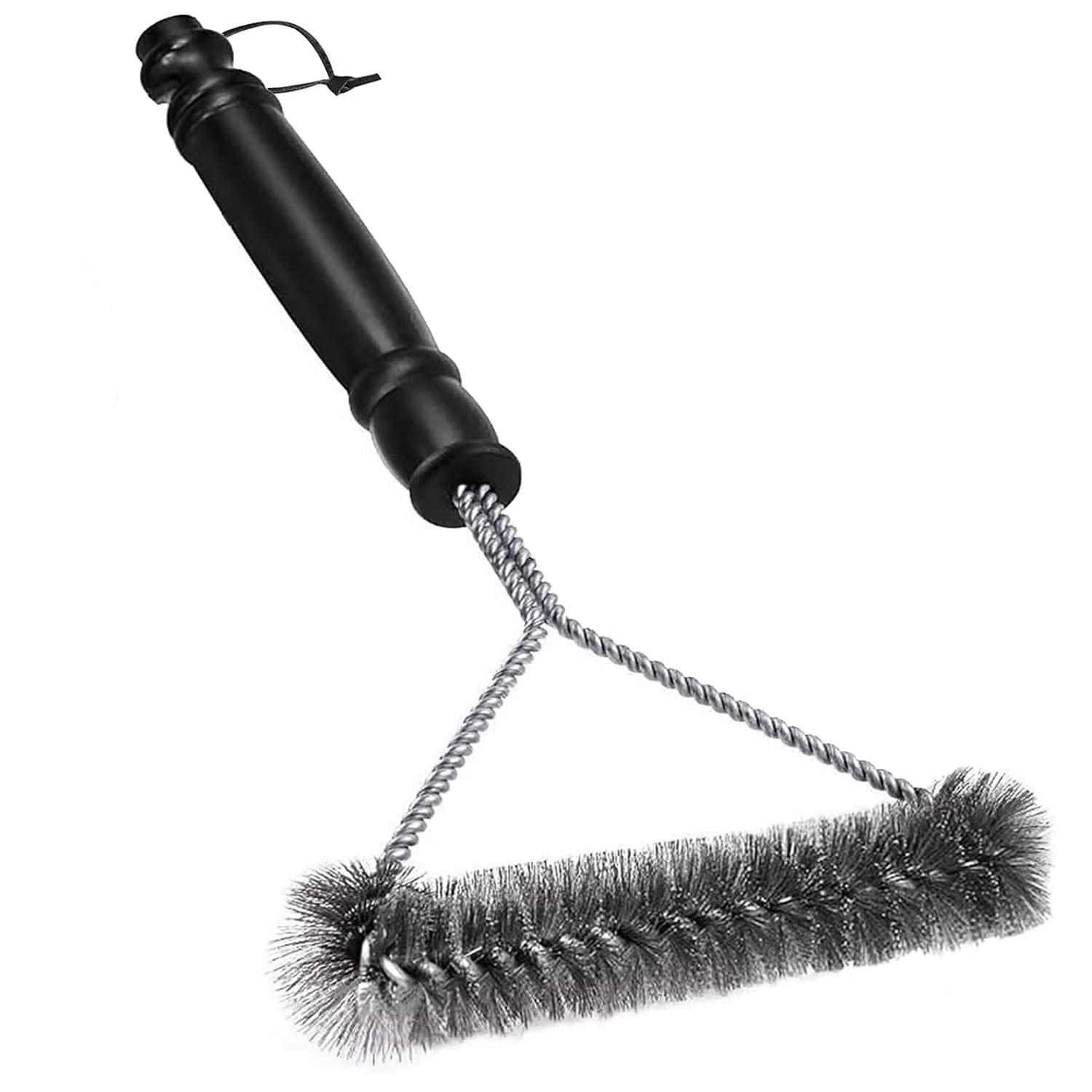 Navoys Grill Cleaning Brush - BBQ and Oven Cleaner Wire Brush, Heavy Duty Triangular Design with Extra Thick Stainless Steel Bristles