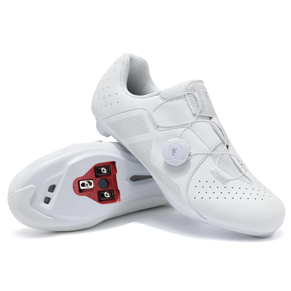Fahrradschuhe Herren Damen, Rennradschuhe Kompatibel mit Peloton SPD, SPD-SL, Look Delta/Keo Klicksystem Radsportschuhe für Spinning, Rennrad