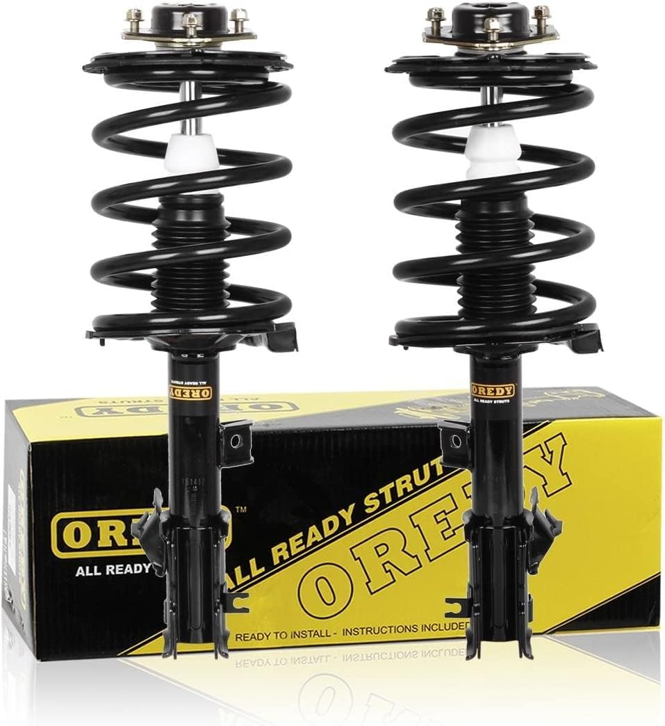 OREDY Front Struts w/Coil Springs for 2003-2007 Nissan Murano Left & Right Side Shock Absorbers Assembly - Fit 172267 172268