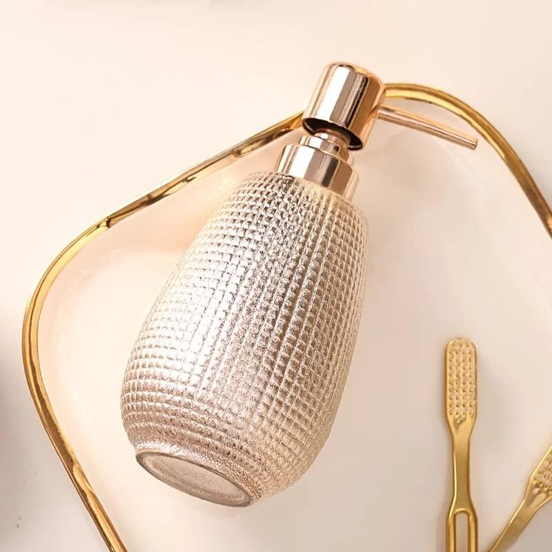 Rose Gold Ceramic Wash Bathroom Accessories Set Hotel Soap Dish Lotion Bottle Mouth Cup Toothbrush Holder image 4