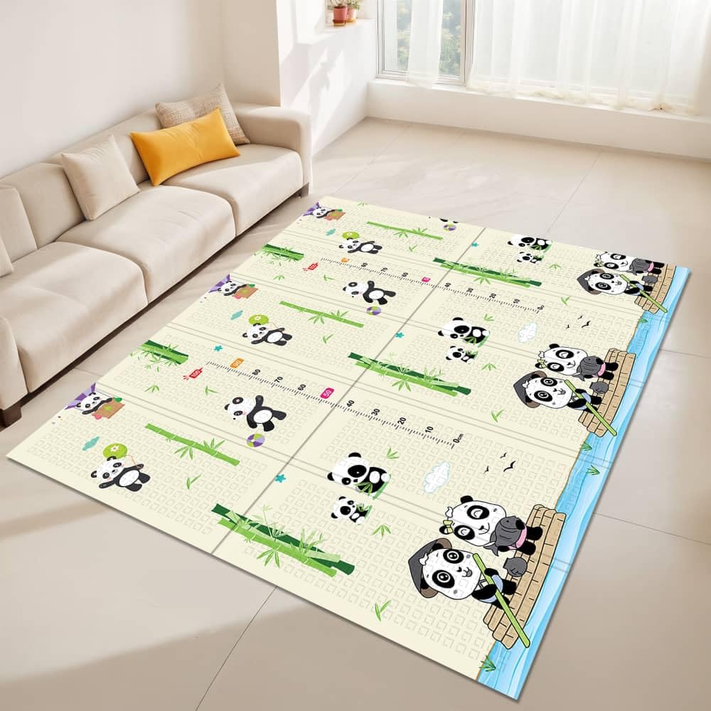 Tappeto Gioco Bambini Neonati - Pieghevole, Reversibile, Impermeabile 180x150x1 cm - (FANTASIA FD028-)