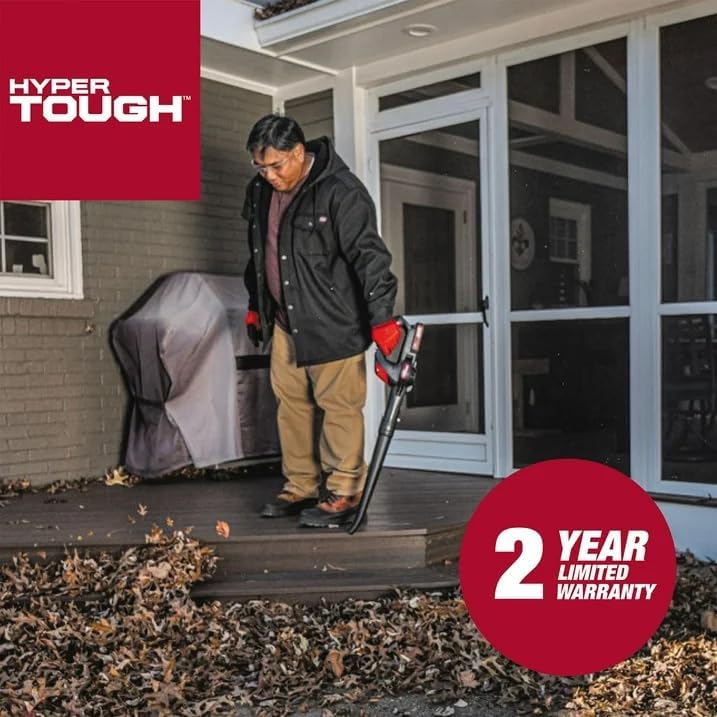 Image indicating a 2 Year Limited Warranty for the Hyper Tough product.