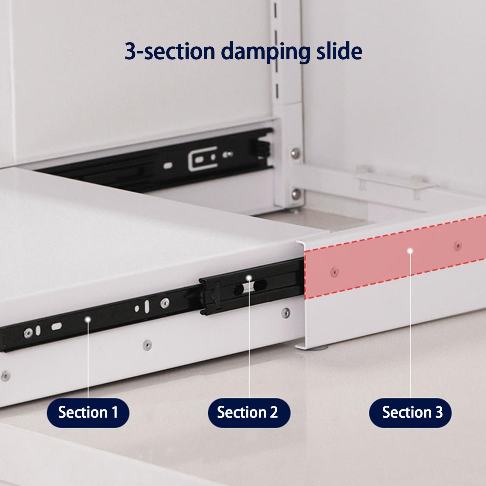 Soporte ajustable de 2 niveles para microondas con cajón para almacenamiento de encimera, estante extraíble para utensilios y vajilla (11.8 x 11.8 x 23 pulgadas)