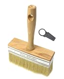 Cepillo de cerdas naturales para empapelado, pintura y vallas, Natural Bristle...