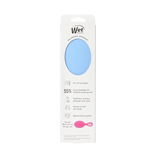 Vista 12 de Wet Brush Original Detangler cepillo para todo tipo de cabello, con cerdas IntelliFlex ultrasuaves y exclusivas que se deslizan con facilidad por