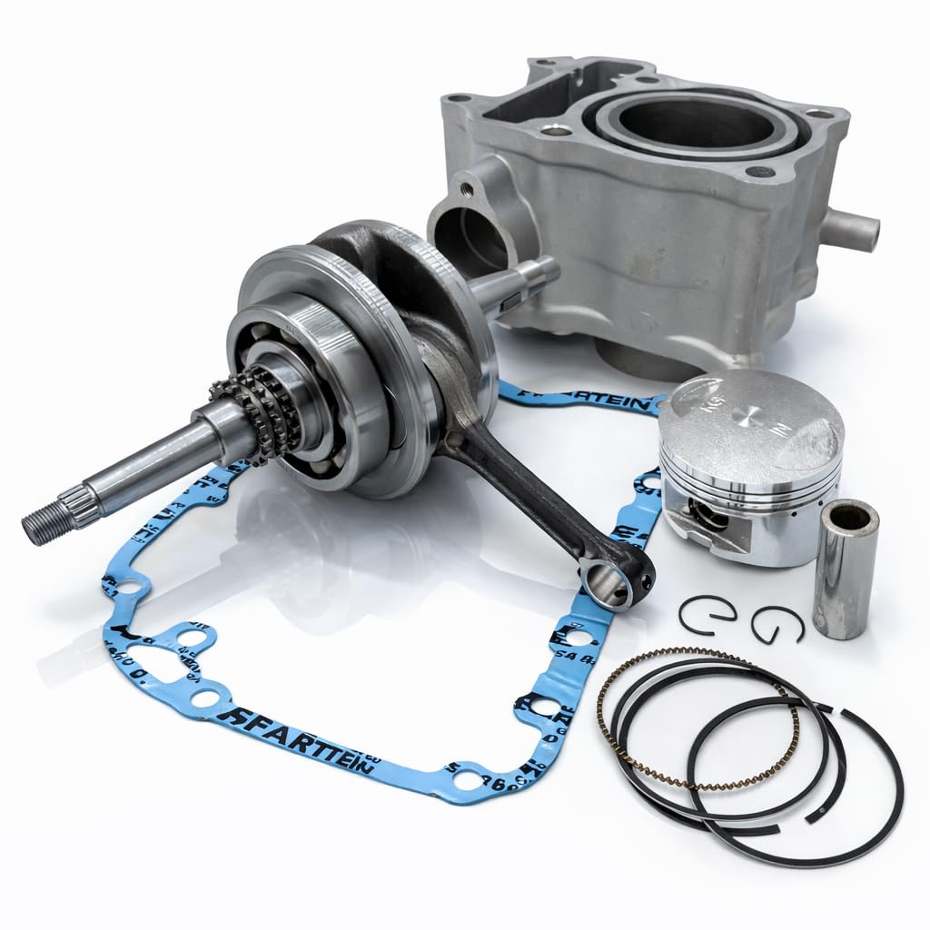 9501C012 + 0906707A + 100690032 - KIT REVISIONE MOTORE CILINDRO ALBERO E GUARNIZIONE PER SH 125 4T LC 2001-2012 CHIOCCIOLA 125 NES LC dal 2000 PES INJECTION 125 2006-2010 FES S-WING 125 2007-2010
