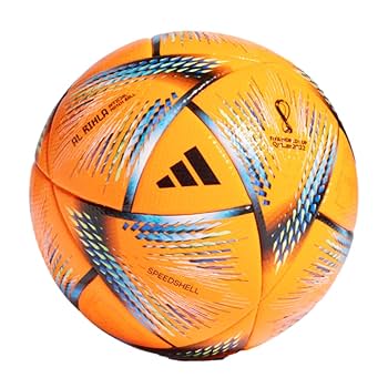 adidas AL RIHLA サッカーボール WORLD CUP2022 公認 adidas Rihla World Cup Pro Match Ball (5, Orange) : Amazon