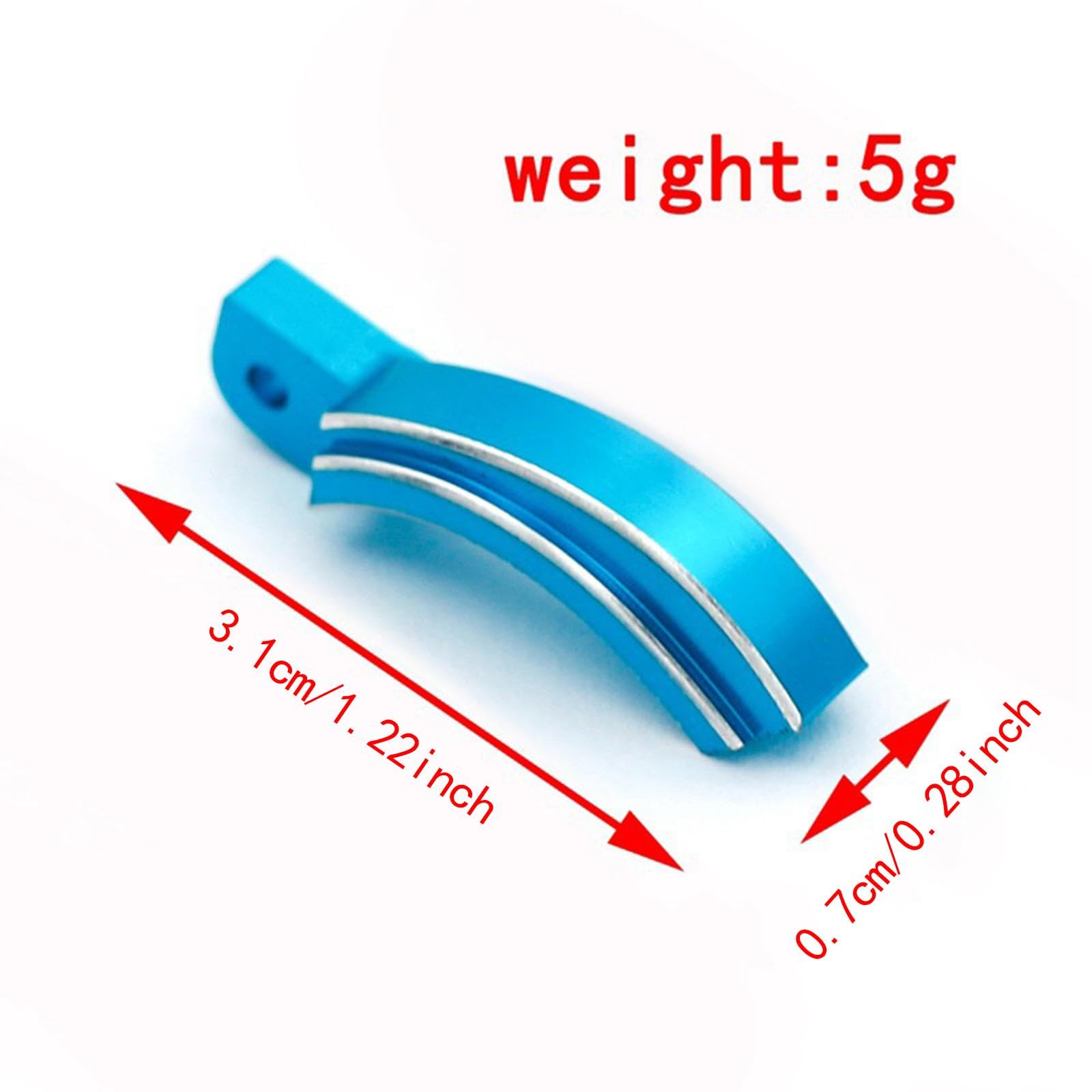 MYCENSE Car Throttle Trigger Controller,Aluminum Alloy Replace Parts Professional,Sturdy Throttle Trigger Arm Brake Rod for NB4+, Blue