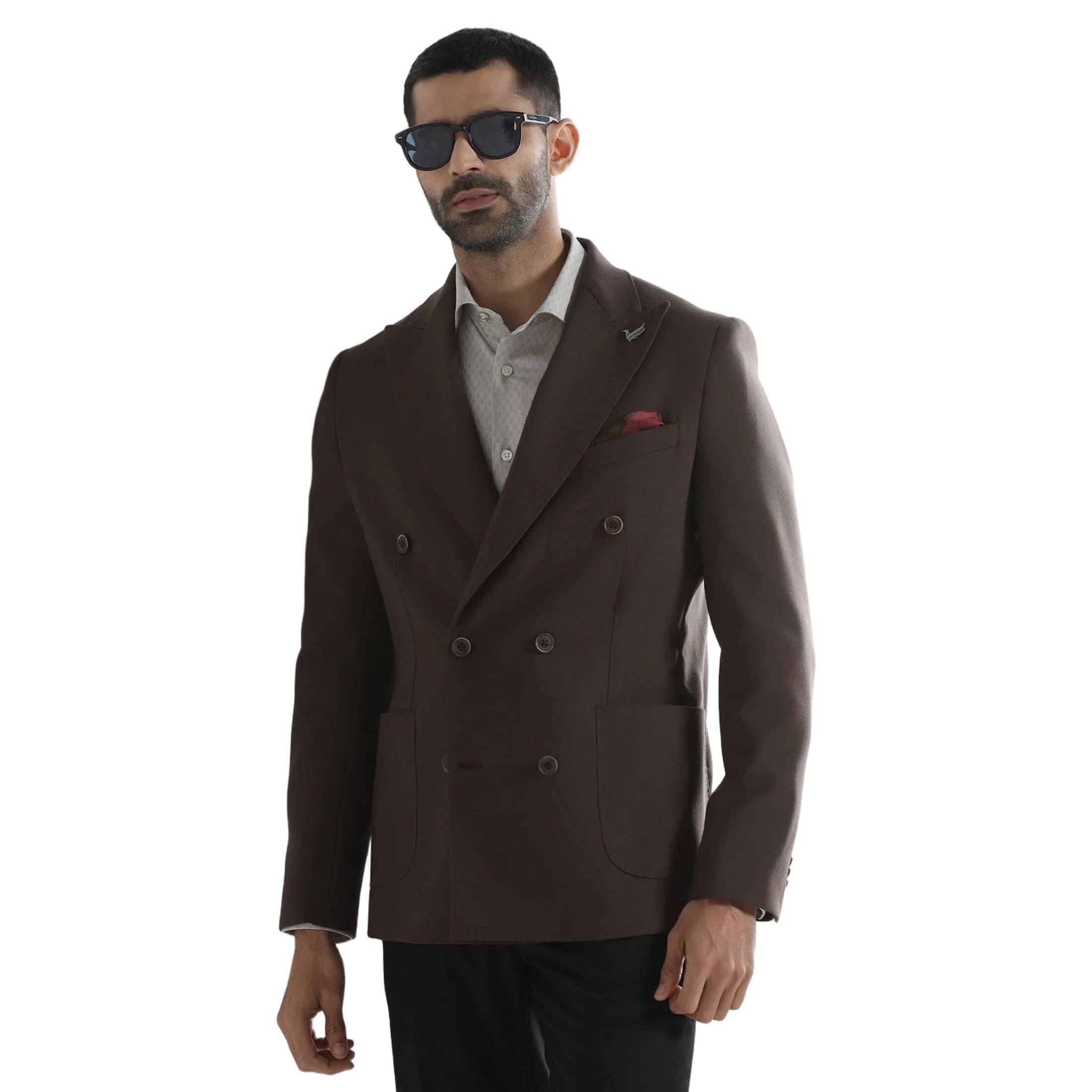 blackberrys Men Navy Solid Blazers-picture-36