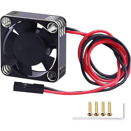 30mm RC Motor Cooling Fan Heatsink ESC Cooling Fan for RC Car...
