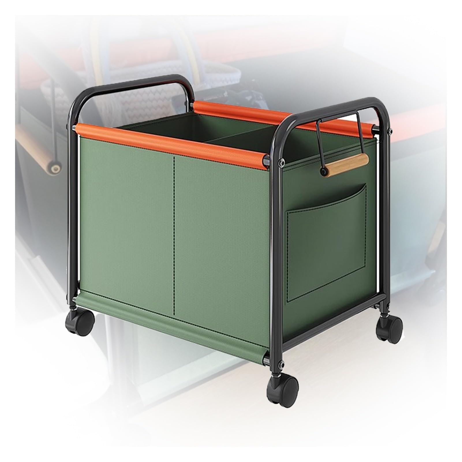 Generico Supporto per Racchetta da Badminton, Supporto per Racchetta da Tennis, Carrello per Attrezzatura Fitness, Cestino portaoggetti per Tappetino Yoga con Tasca Laterale, per Tappetino Yoga, racc