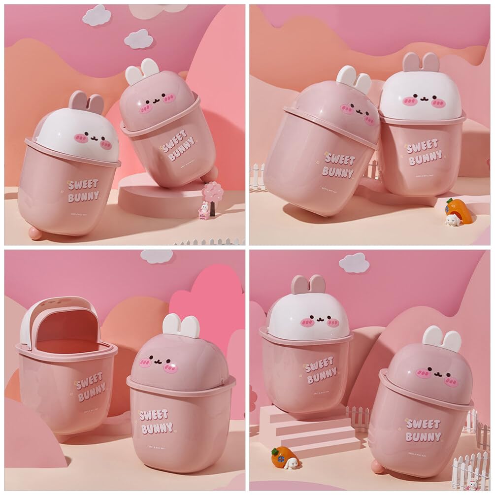 Amazon｜Luxshiny かわいい 卓上 ゴミ箱 缶 かわいい ミニ ゴミ箱