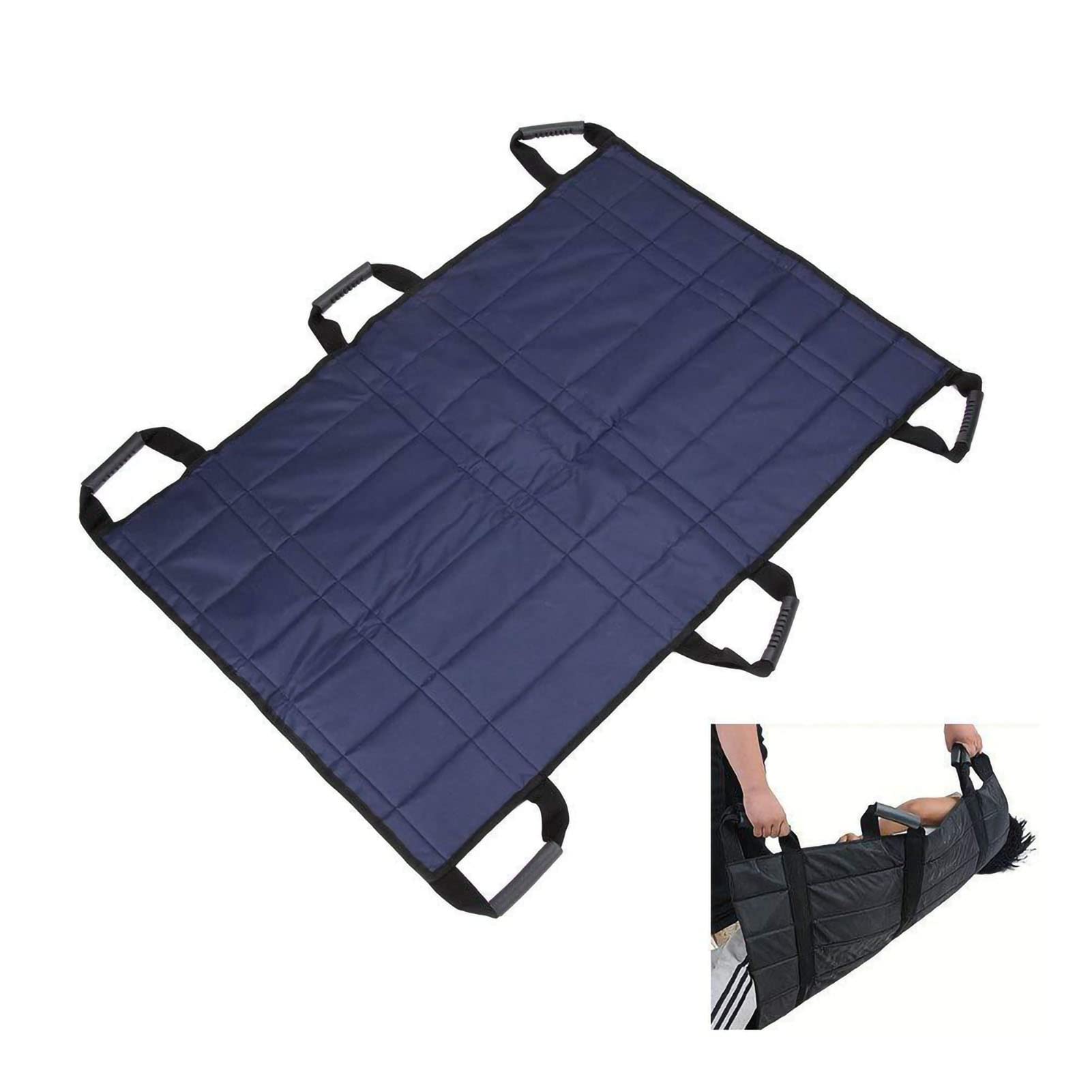 Almohadilla De Cama De Posicionamiento Con Asas Reforzadas, Sábana De Transferencia Impermeable Almohadilla De Cama Manta De Transferencia Larga Almohadilla De Elevación Para Girar, Levantar Y Desliza