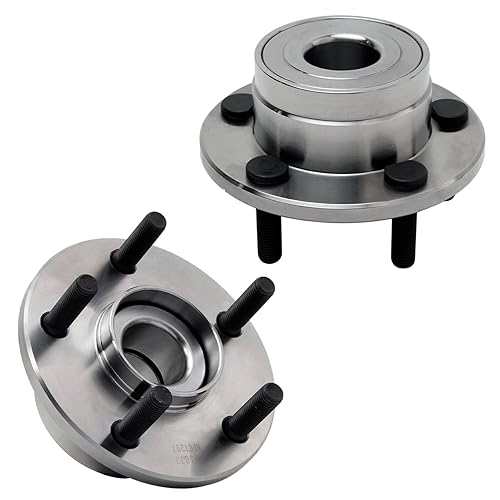 Miniatura 36 de Detroit Axle - 2 bujes de rodamiento de rueda delantera de repuesto para Nissan Altima 2007 2008 2009 2010 2011 2012 [2.5L 5 lengüetas con ABS]