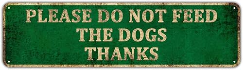 Miniatura 8 de KIOZIY Letrero de advertencia de metal de 4 x 16 pulgadas con texto en inglés "Do Not Feed The Animals Zoo Safari" No alimentes a los animales,Por