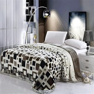 LEIGE Sofa Blanket Blanket Floral Printed Blanket Super Soft Warm Thickened Warm Bedspread Bedspread (Color : D, Size : 150X200cm)