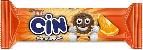 Eti Cin Lokmalık Portakallı Bisküvi 114 g x 18 Adet