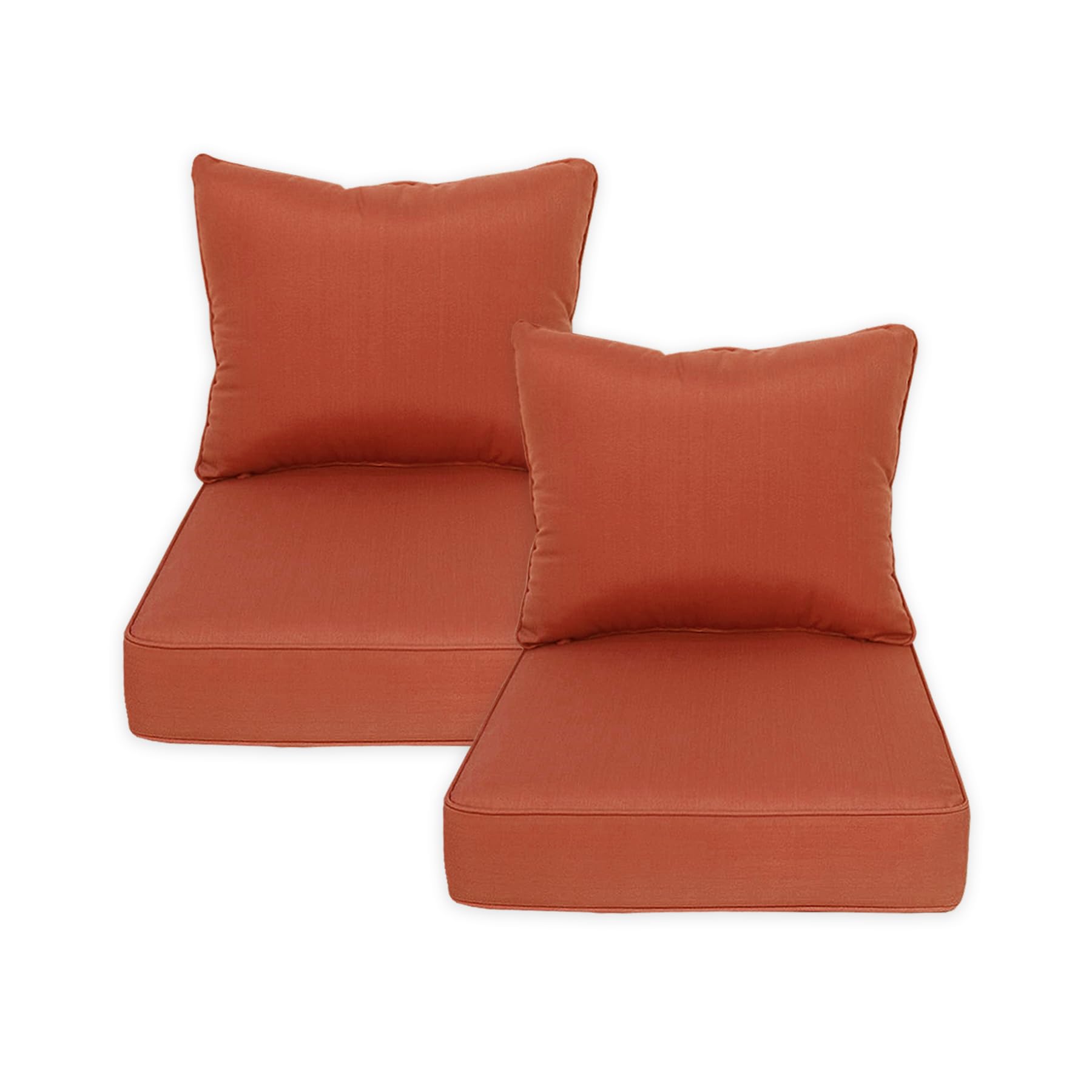 COZYVIDA Indoor/Outdoor Deep Seat Patio Cushions seat(22x24x4.5 inch