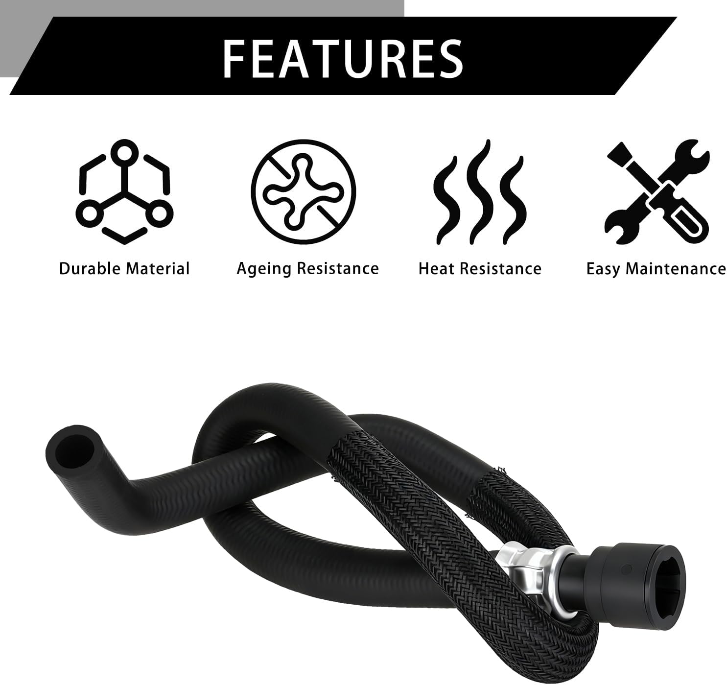 23126442,GM Parts HVAC Heater Hose,Heater Inlet Hose, Compatible with Chevrolet Silverado 1500 2500/Silverado 1500 LD,GMC Sierra 1500/Sierra 1500 Limited
