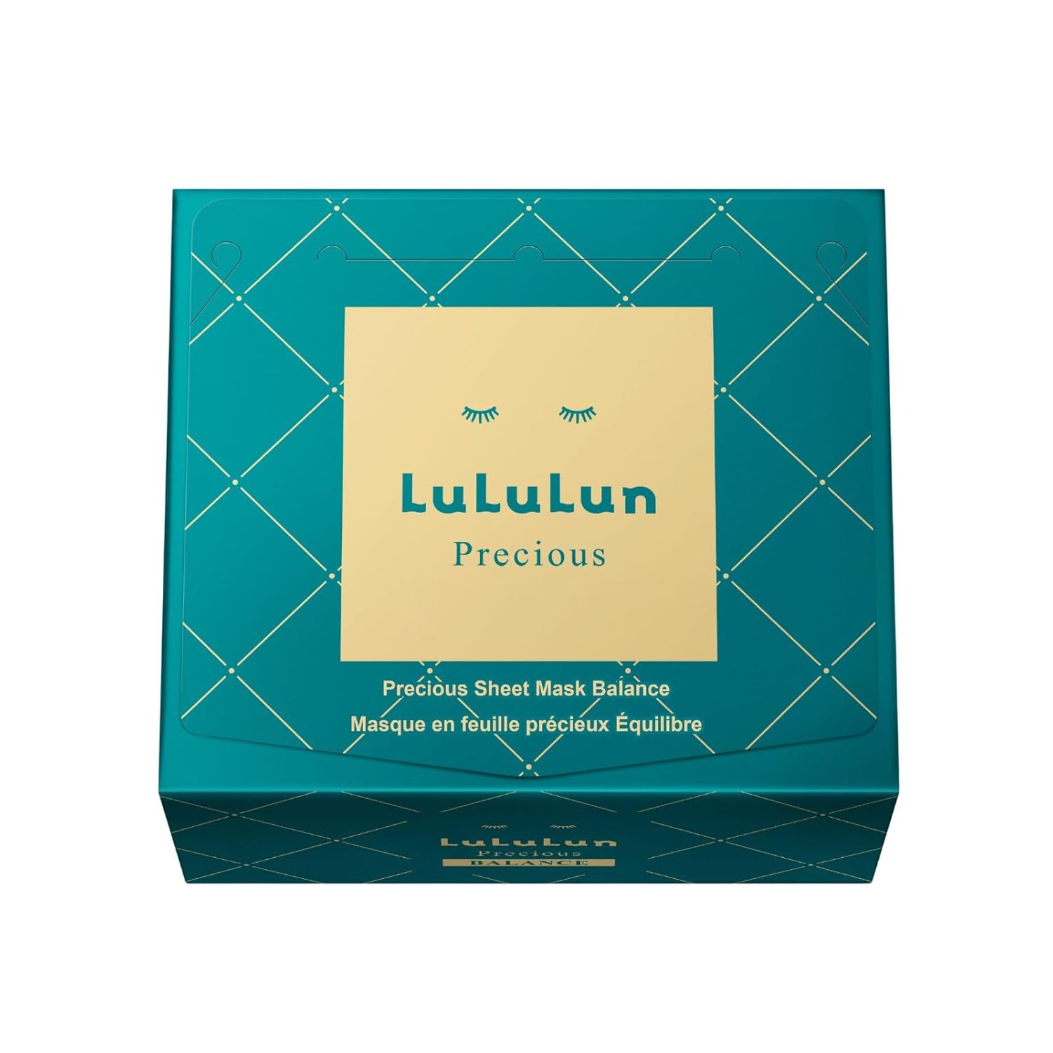 Lululun Precious All 32 Anti-Aging Face Masks - Daily Hydrating Sheet Masks with L22, β-Glucan & Argireline for Dry Mature Skin