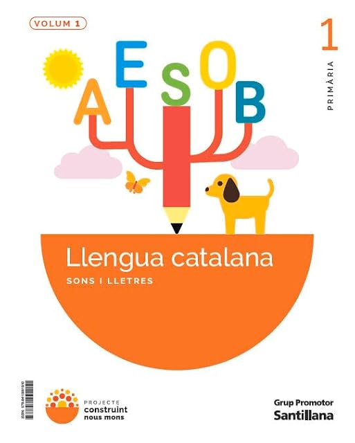 Portada de Llengua Lectoescriptura Pauta 1-1º Primaria
