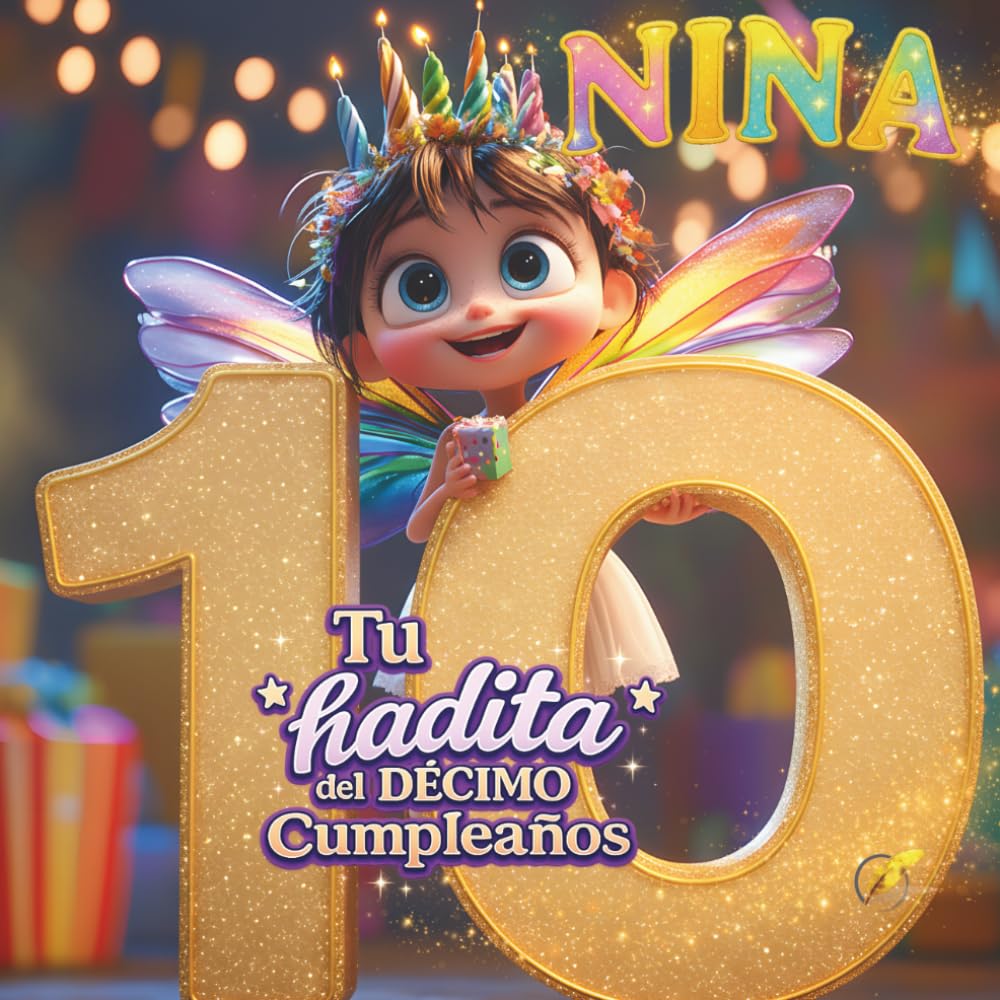 NINA, TU HADITA DEL DÉCIMO CUMPLEAÑOS: Libro personalizable para niños y niñas de 10 años – Regalo original para el décimo cumpleaños y recuerdo del décimo año de vida.